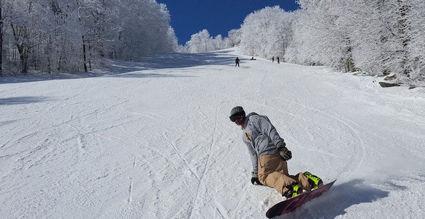 Picture perfect skiing among the trees (Photo credit: Sugar Mountain Resort)