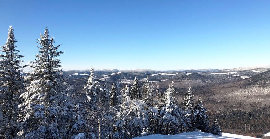 The north-facing slopes allow for a long ski season (Photo Credit: Mont Sainte-Anne)