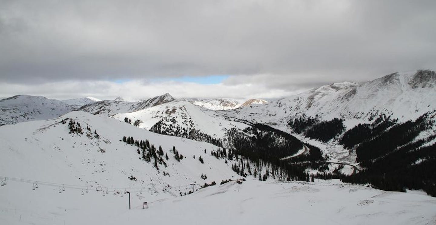 Looking down from A-Basin Summit | Photo Copyright: Greg Burke