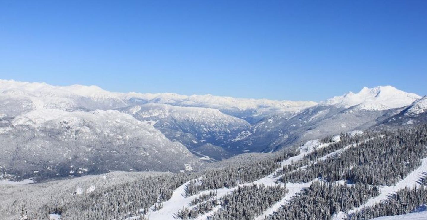 Whistler-Blackcomb - the largest ski area in North America