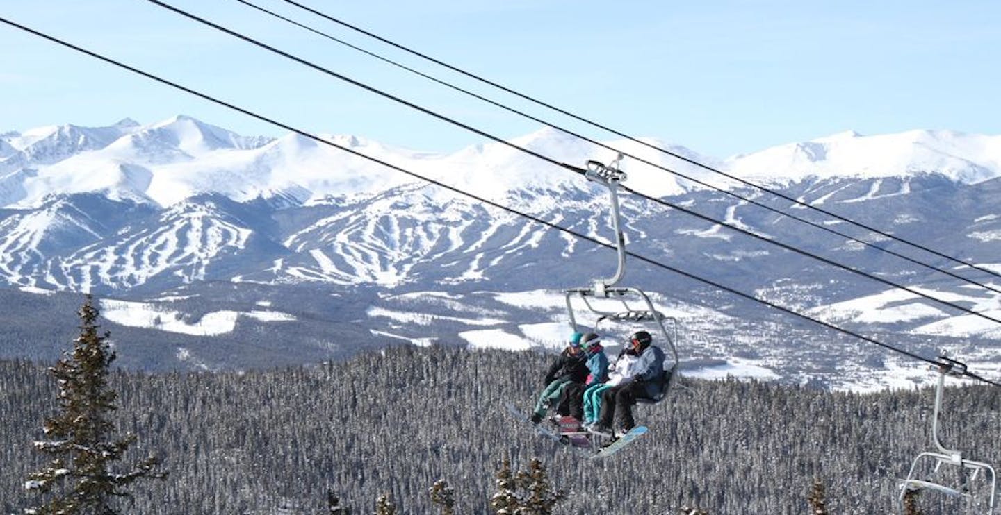 Slopes at Keystone make it easier for the whole family to upload at ride together