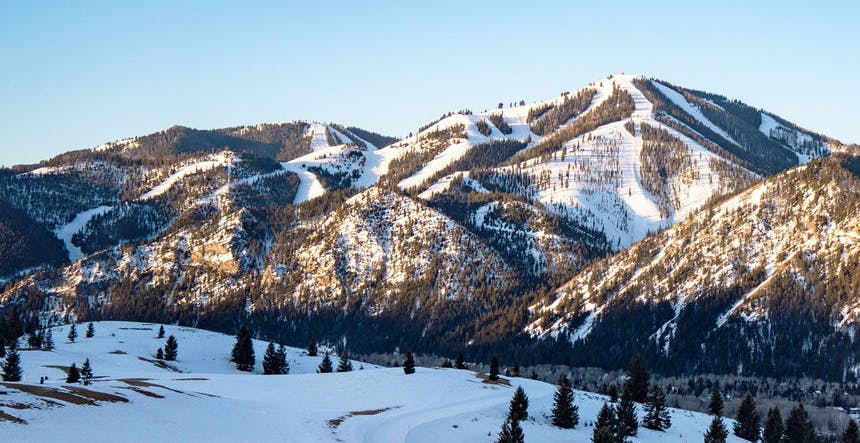 A bluebird day at Sun Valley (Photo credit: Sun Valley)