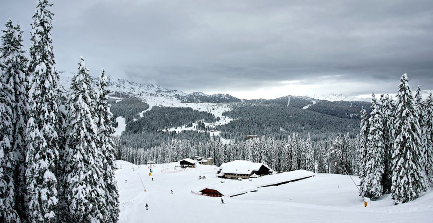 Ski through the beautiful Adamello Brenta Nature Park (Photo credit: Madonna di Campiglio)