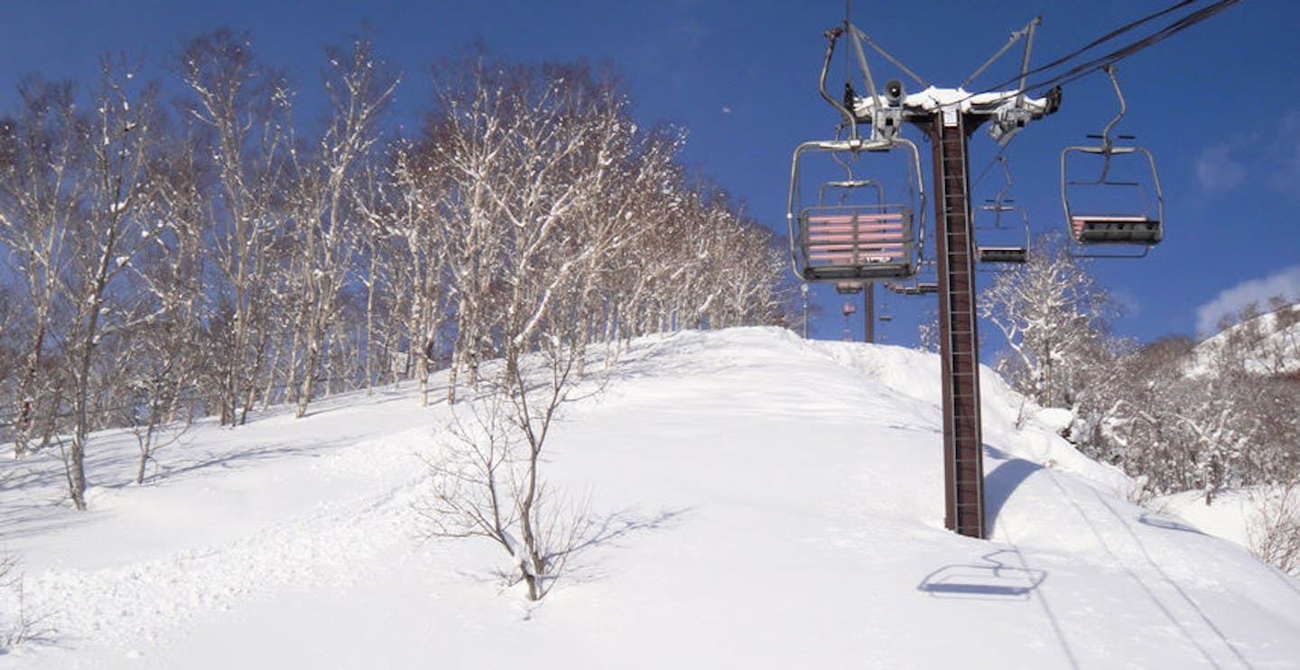 Chairlift at Niseko