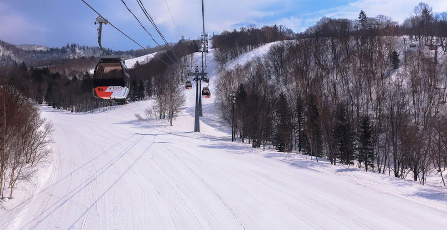 Kiroro's efficient chairlift system will whisk you up the mountain