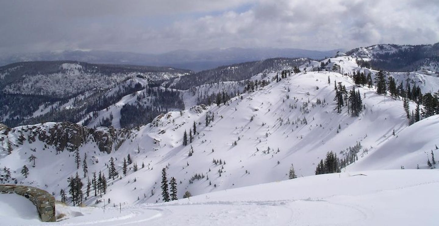 Views of Lake Tahoe from Olympic Valley