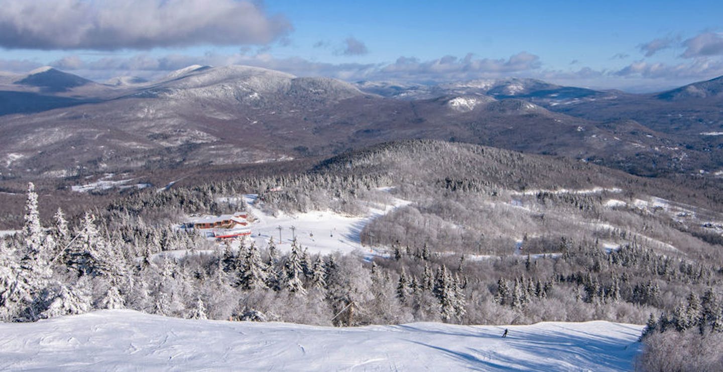 Plenty of gentle green trails for beginners (Photo credit: Sunday River)