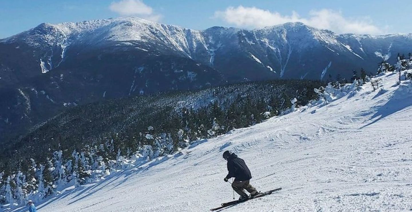 Spectacular mountain views within Franconia Notch State Park (Photo credit: Cannon Mountain)