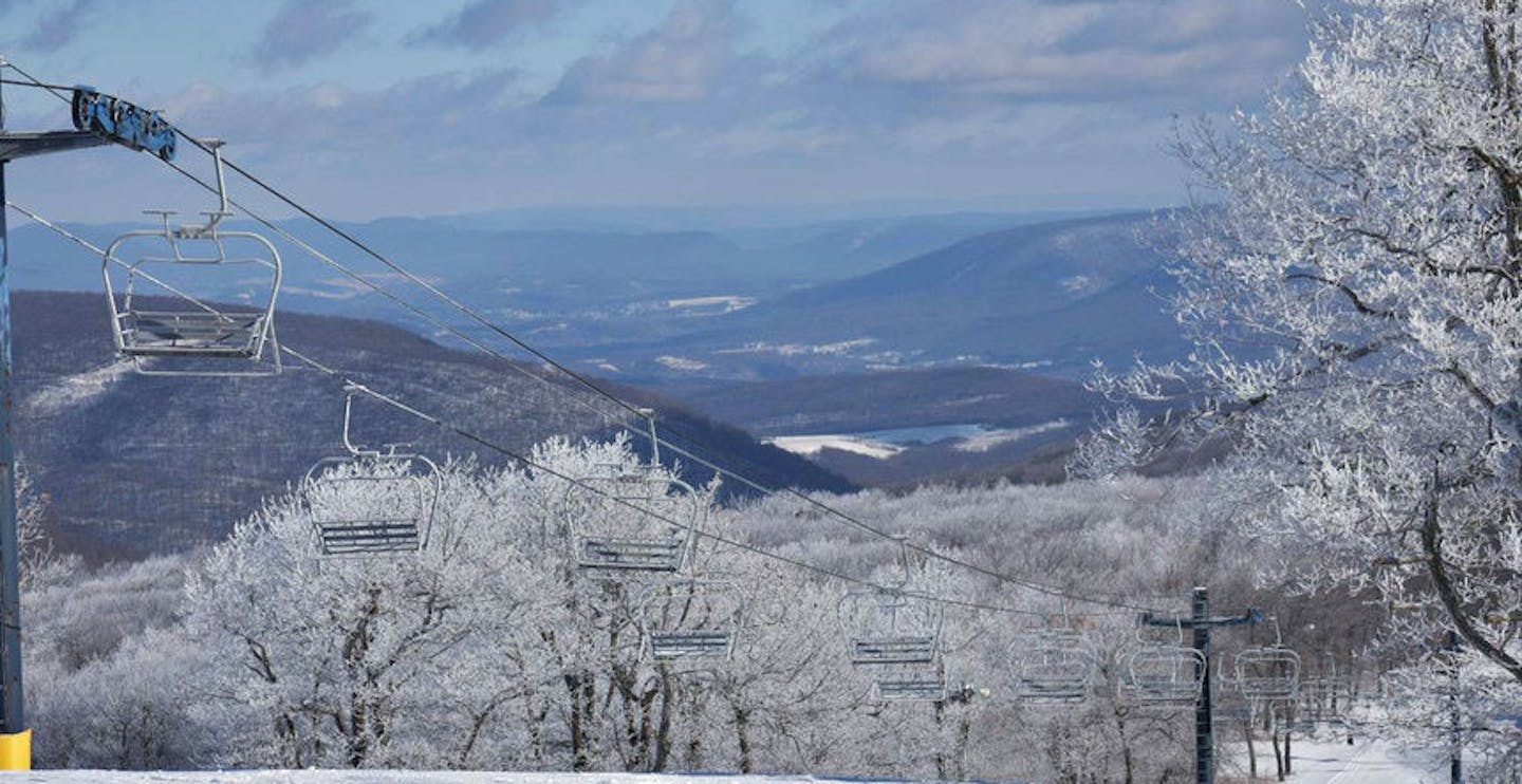 Expansive views from one of the highest verticals (Photo credit: Blue Knob)