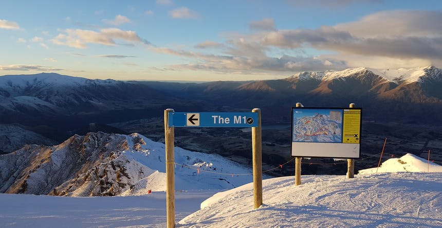 Plenty of blue runs here