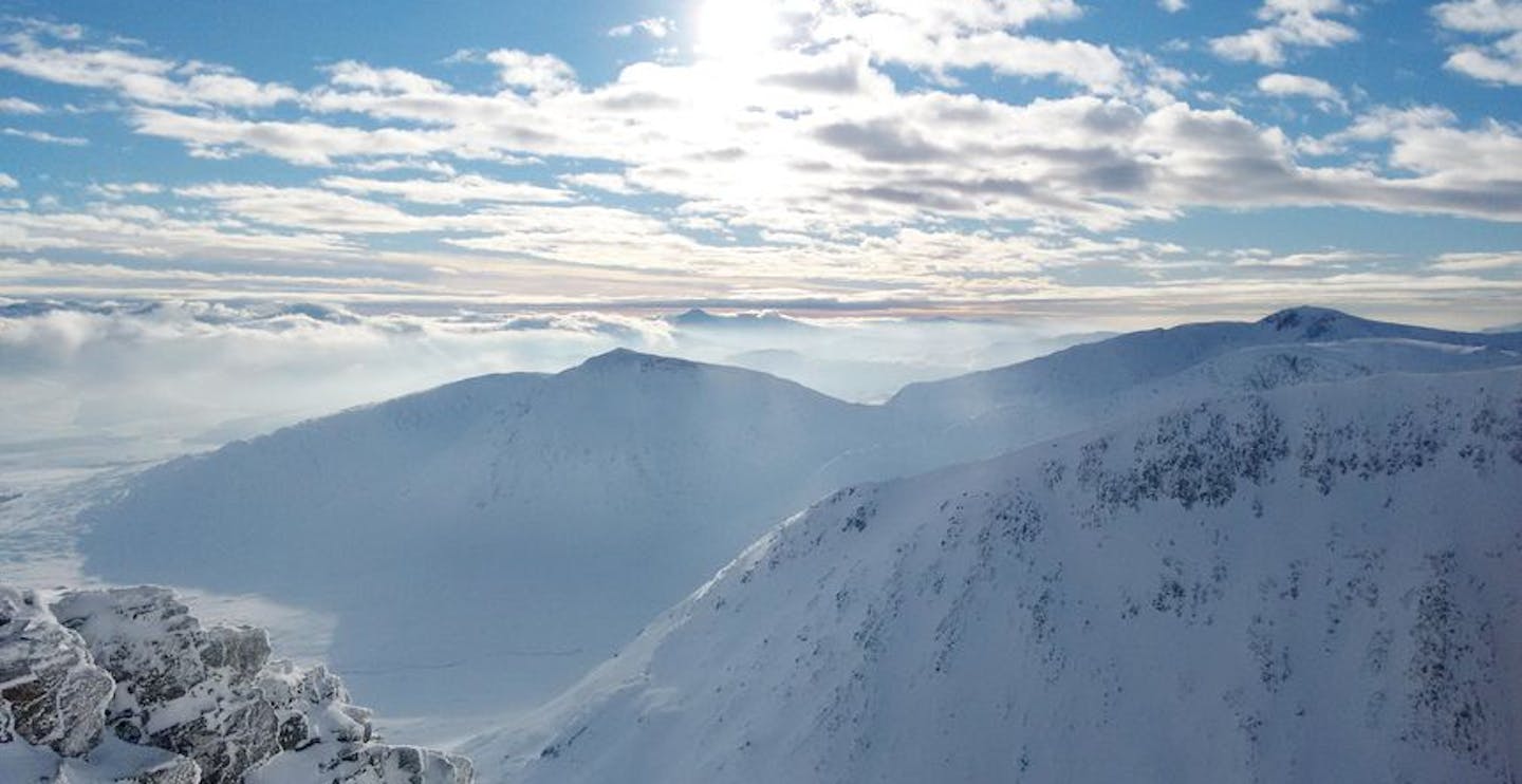Spectacular views from the top of Glencoe Mountain