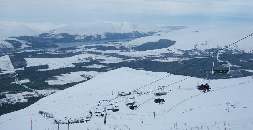 Nevis Range is Scotland's newest ski area