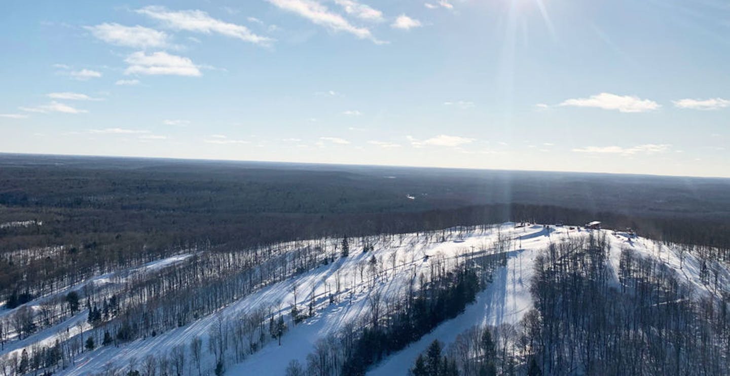 The snow at Ski Brule is worth the drive! (Photo credit: Ski Brule)