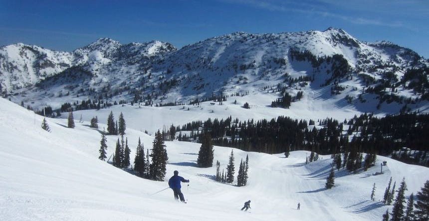 A skiers only paradise!