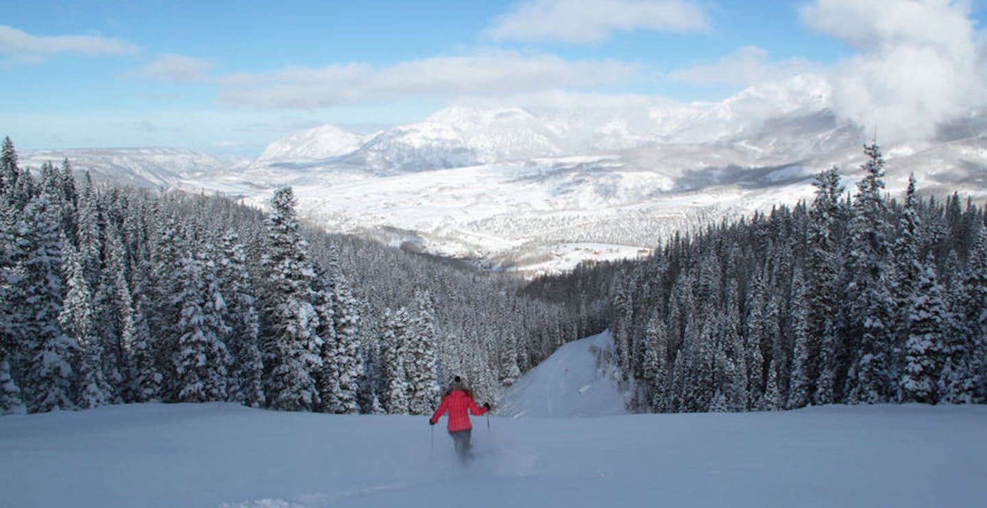 Wide slopes that are perfect for beginners 