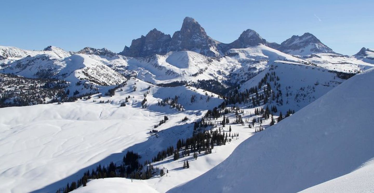 Enjoy incredible views of the Tetons from Grand Targhee