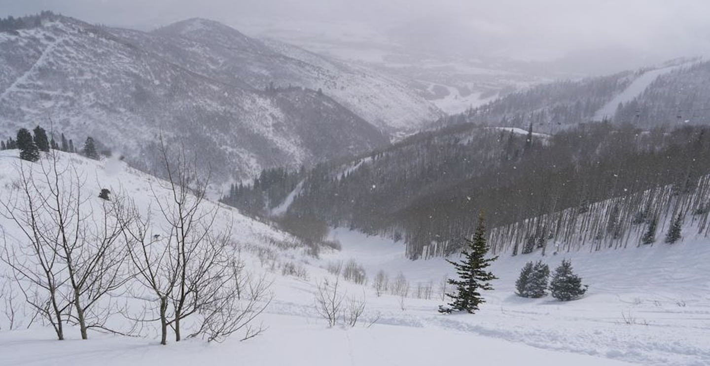 View from Red Pine Gondola, Park City