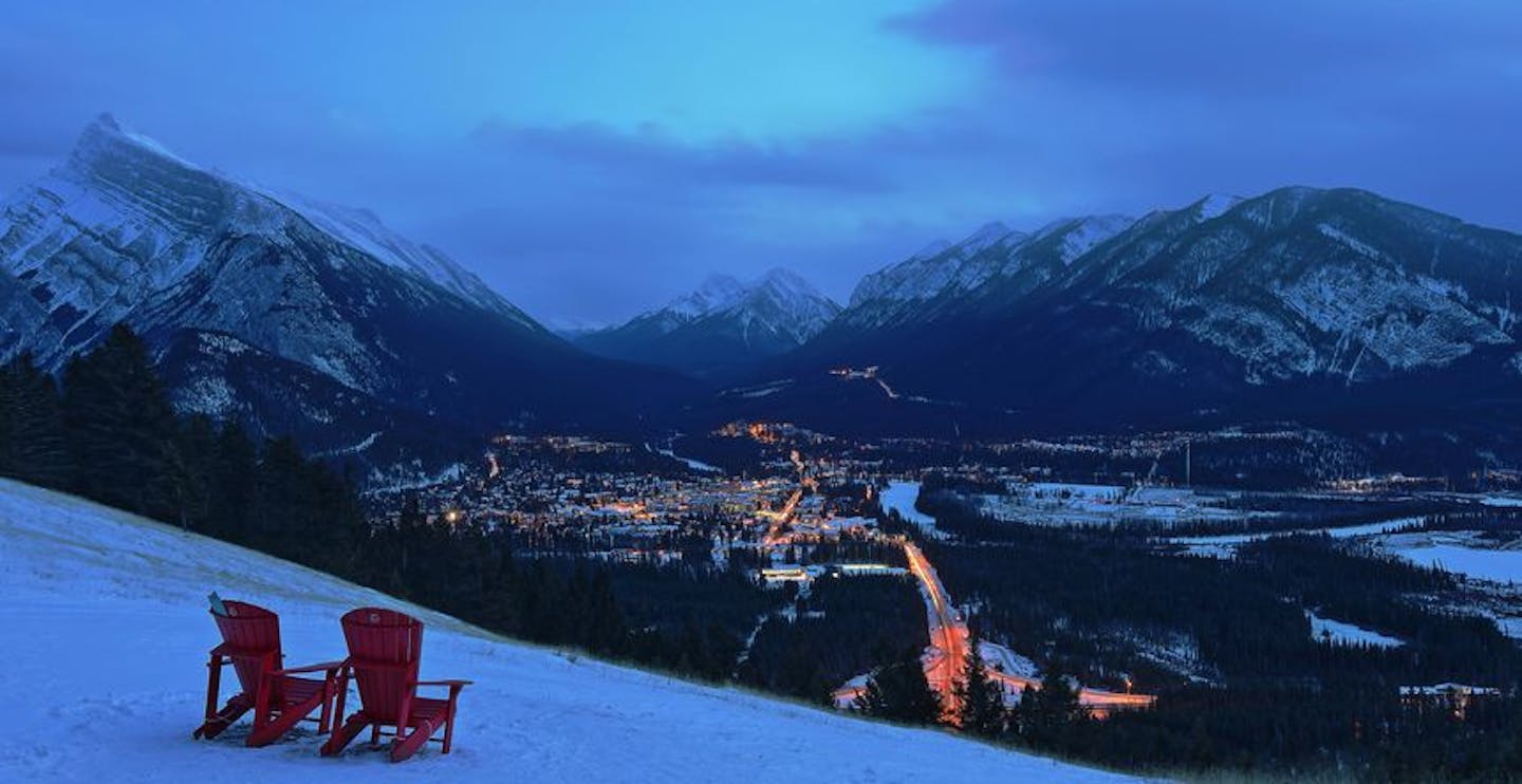 Mount Norquay is truly Banff's backyard ski hill