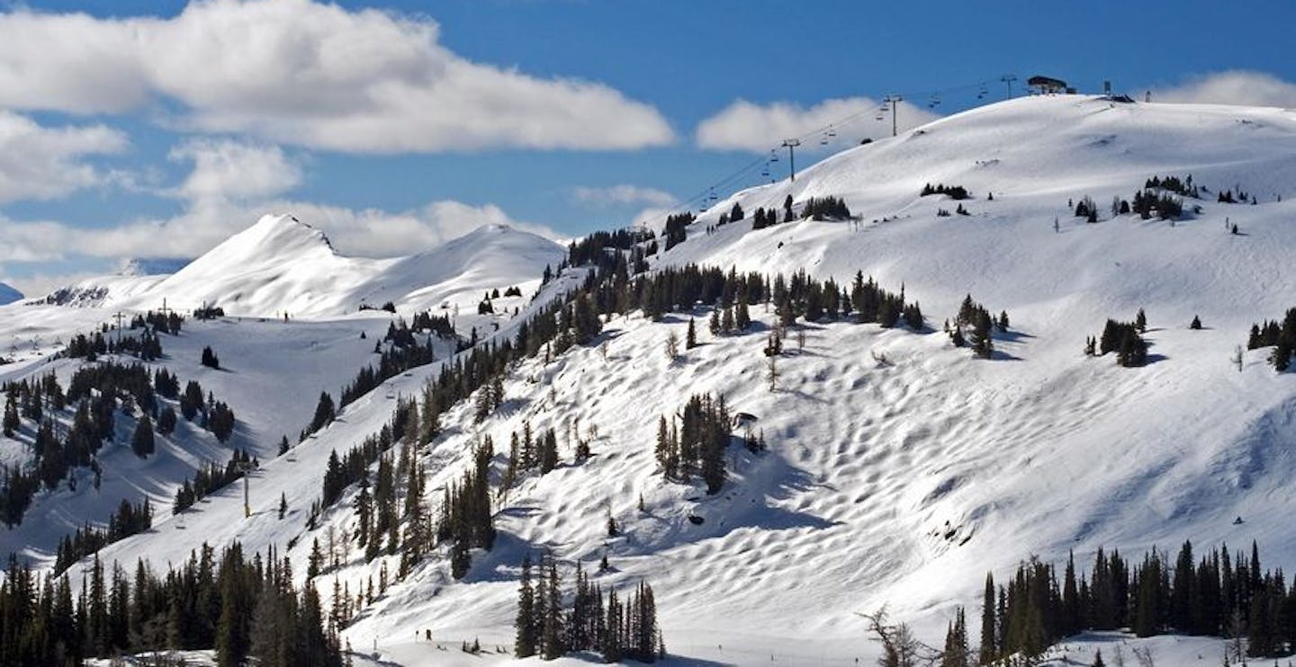 Lake Louise has tons of terrain across four mountain faces