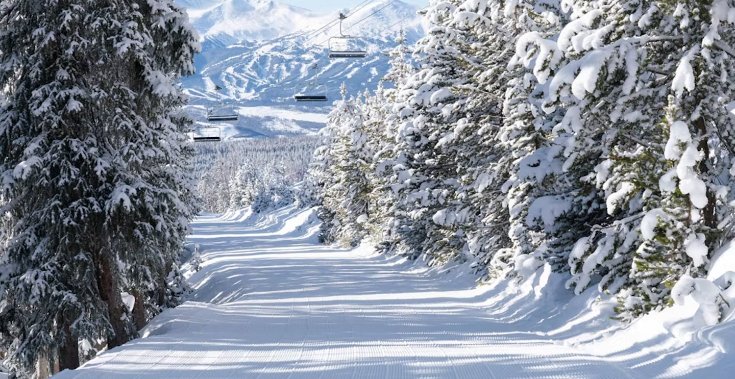 Early morning at Keystone near Denver, Colorado.