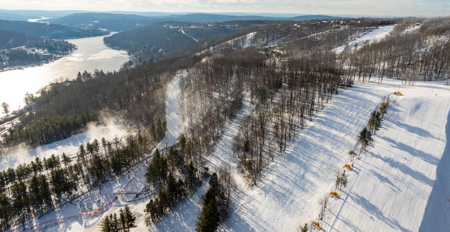 The slopes at Wisp Resort near Washington, D.C., in the United States.