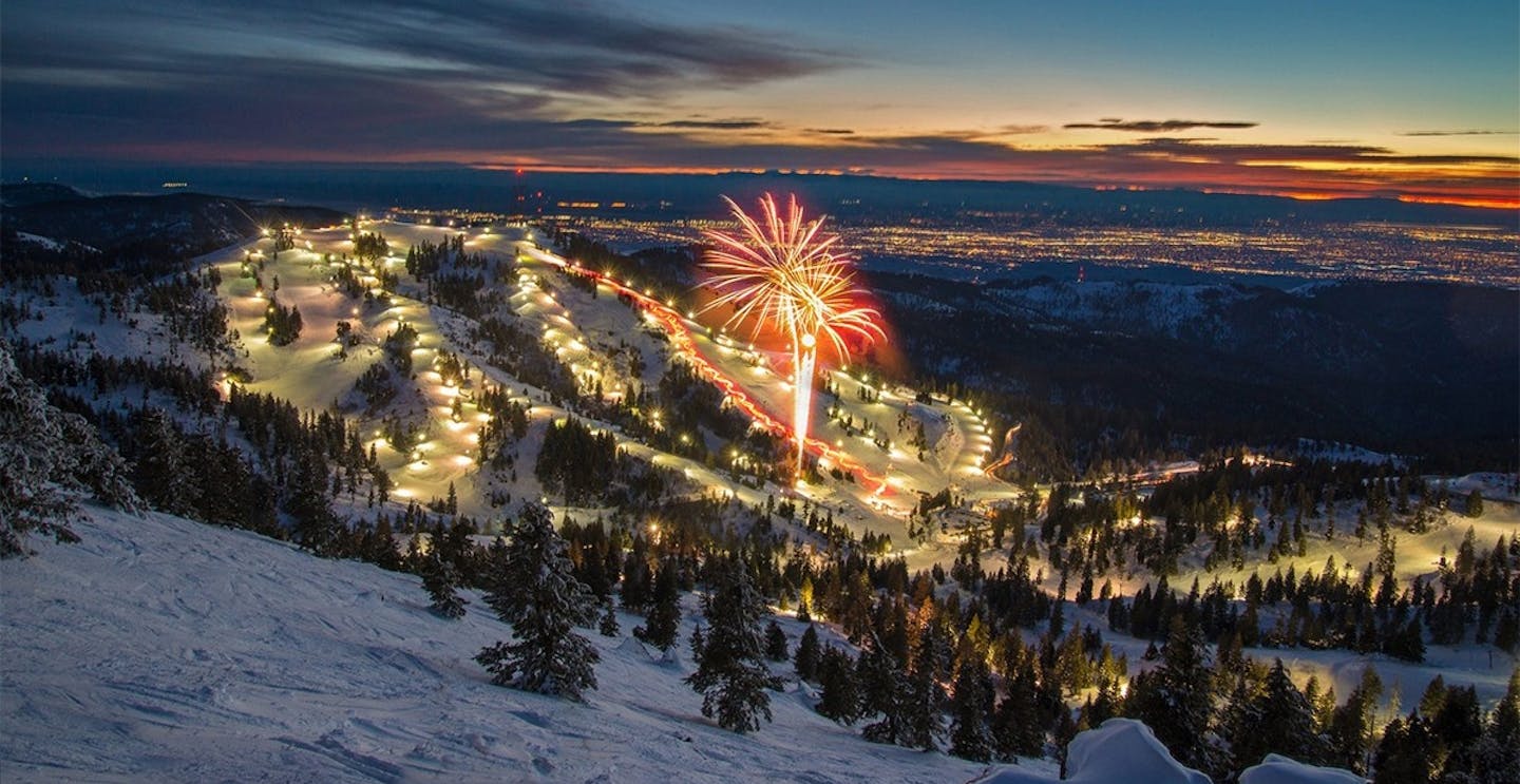 Winter event at Bogus Basin in Idaho, USA.