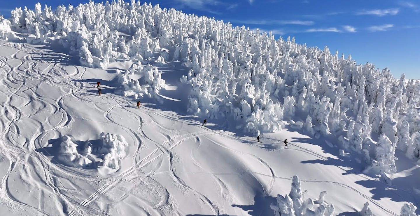 Schweitzer Mountain Resort in Idaho, USA.