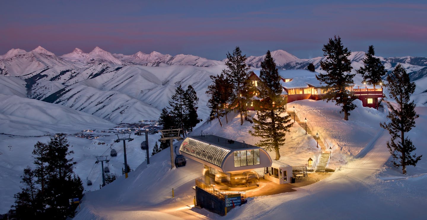 Roundhouse event center at Sun Valley in Idaho, USA.