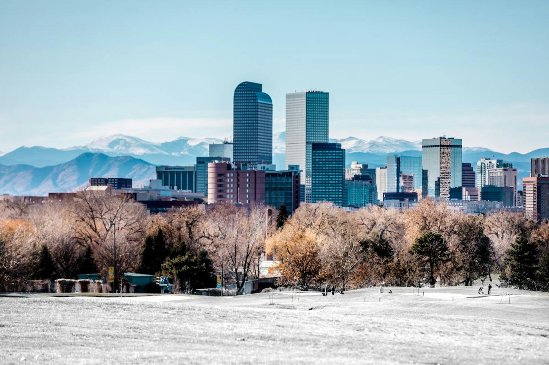 Denver, Colorado, in the winter.