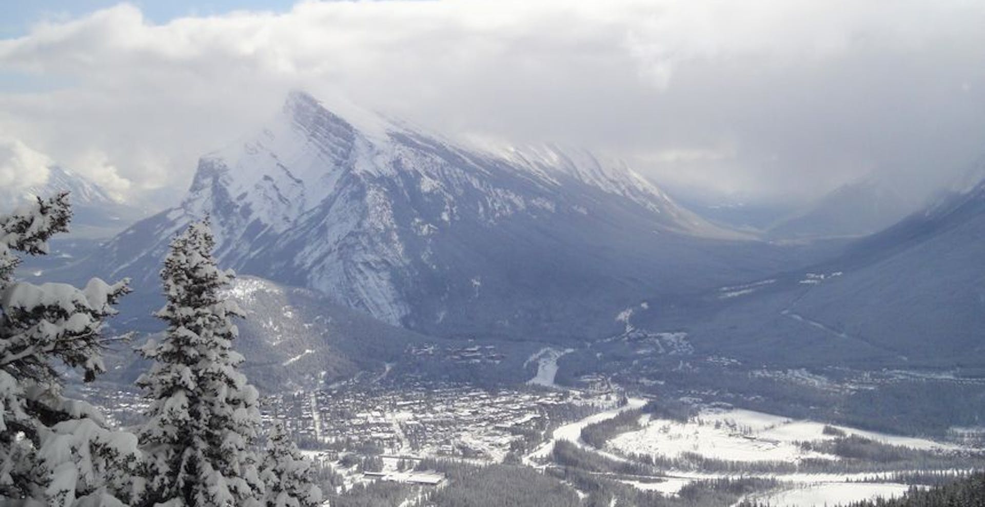 Mt Norquay overlooking the town of Banff