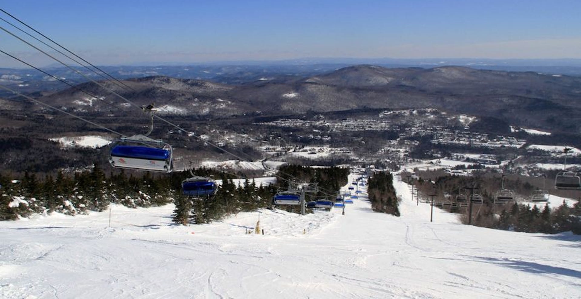 A huge part of Mount Snow’s mountain is dedicated to terrain parks