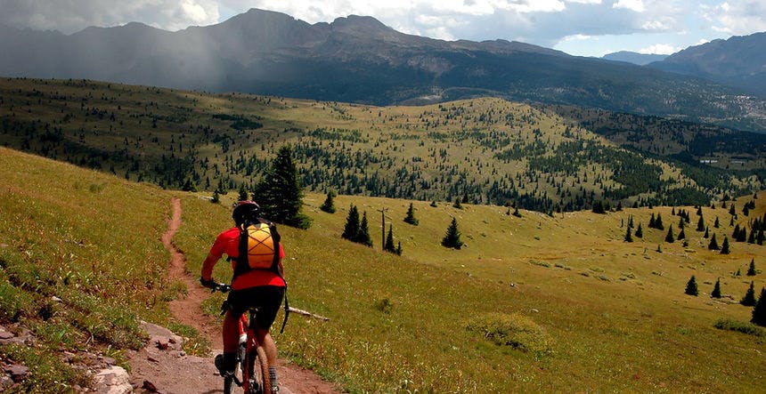 Mountain biking the Colorado trail