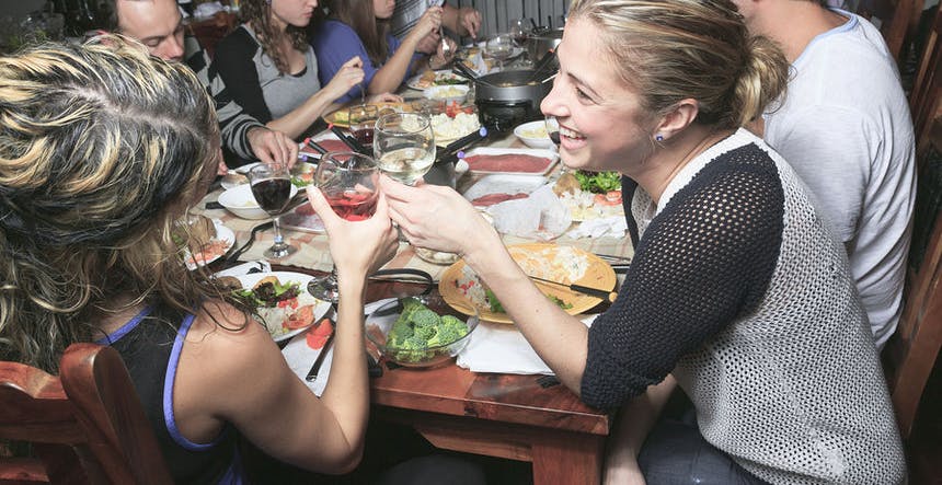 A founde dinner