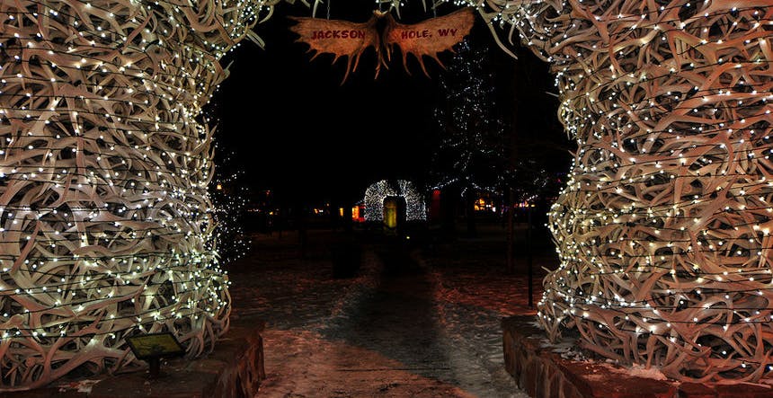 Antler Arches in Jackson Hole