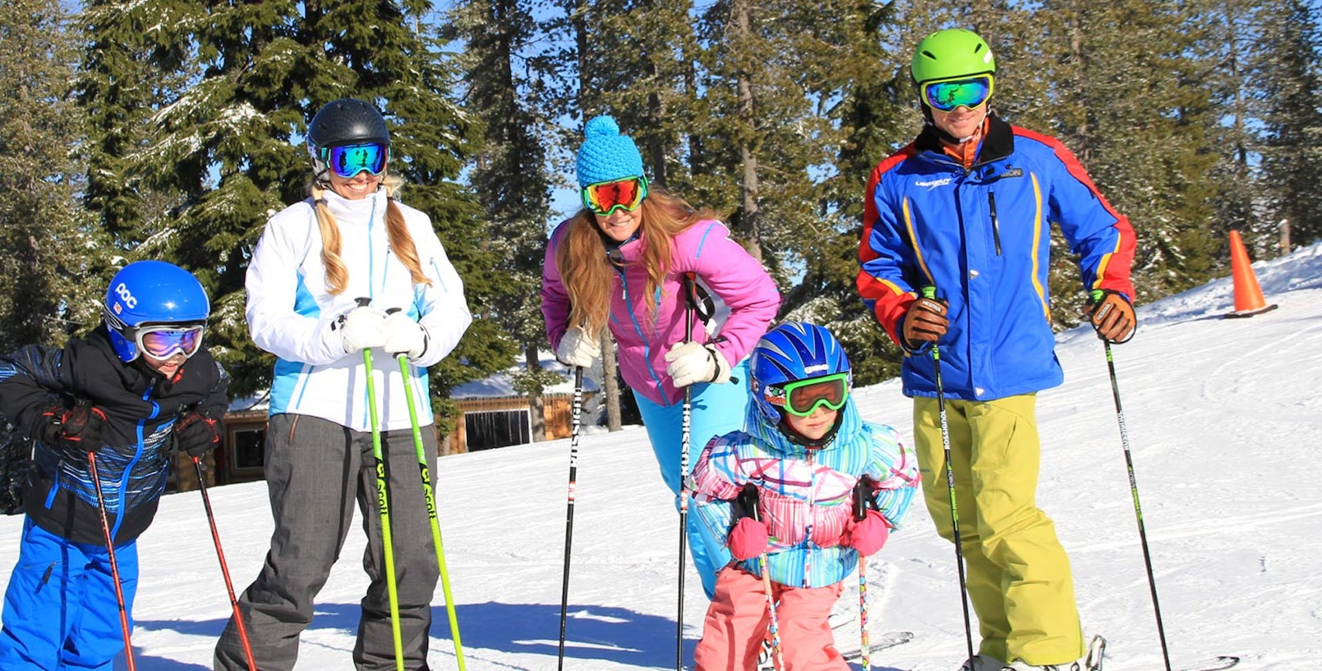 Ski with kids