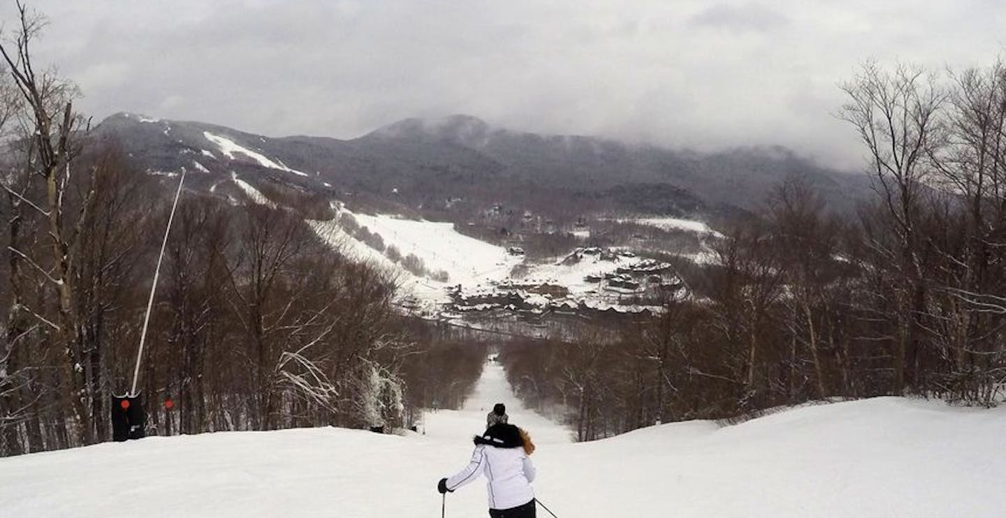 T-Line, an intermediate trail in Stow