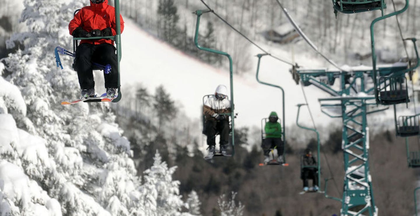 The iconic single chair lift