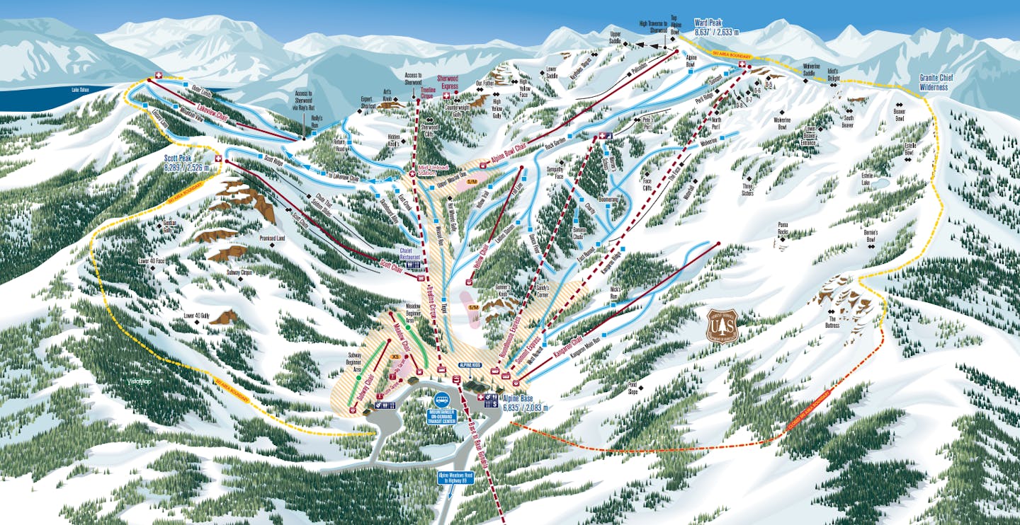 Alpine Meadows Frontside