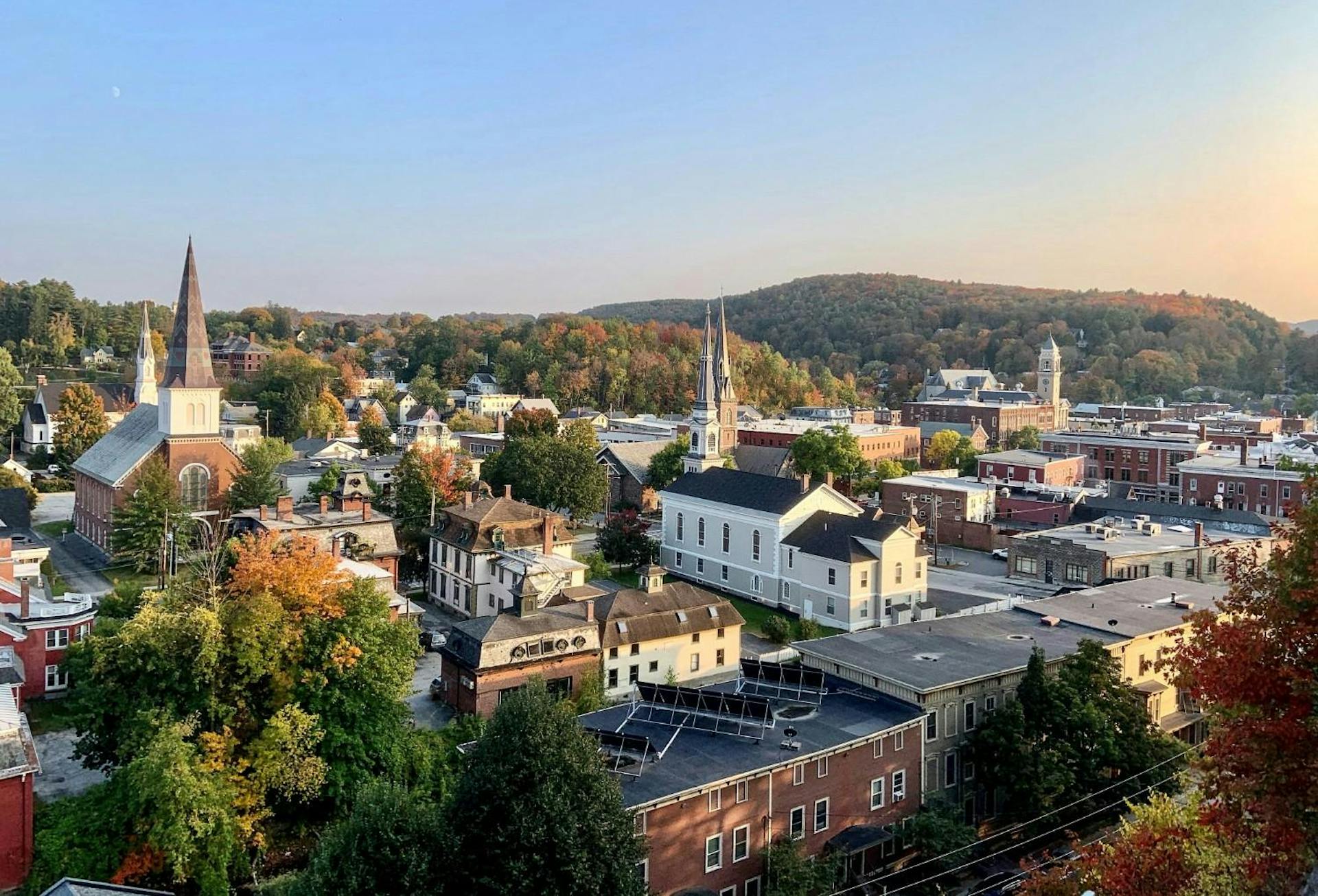 Montpelier, Vermont, USA, in autumn.