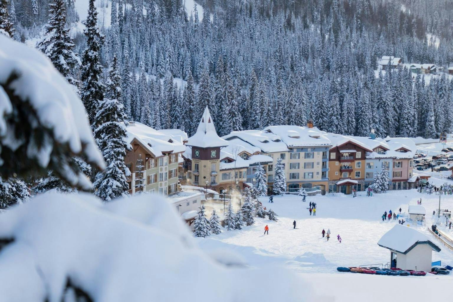 Basecamp accommodations at Sun Peaks in British Columbia, Canada.