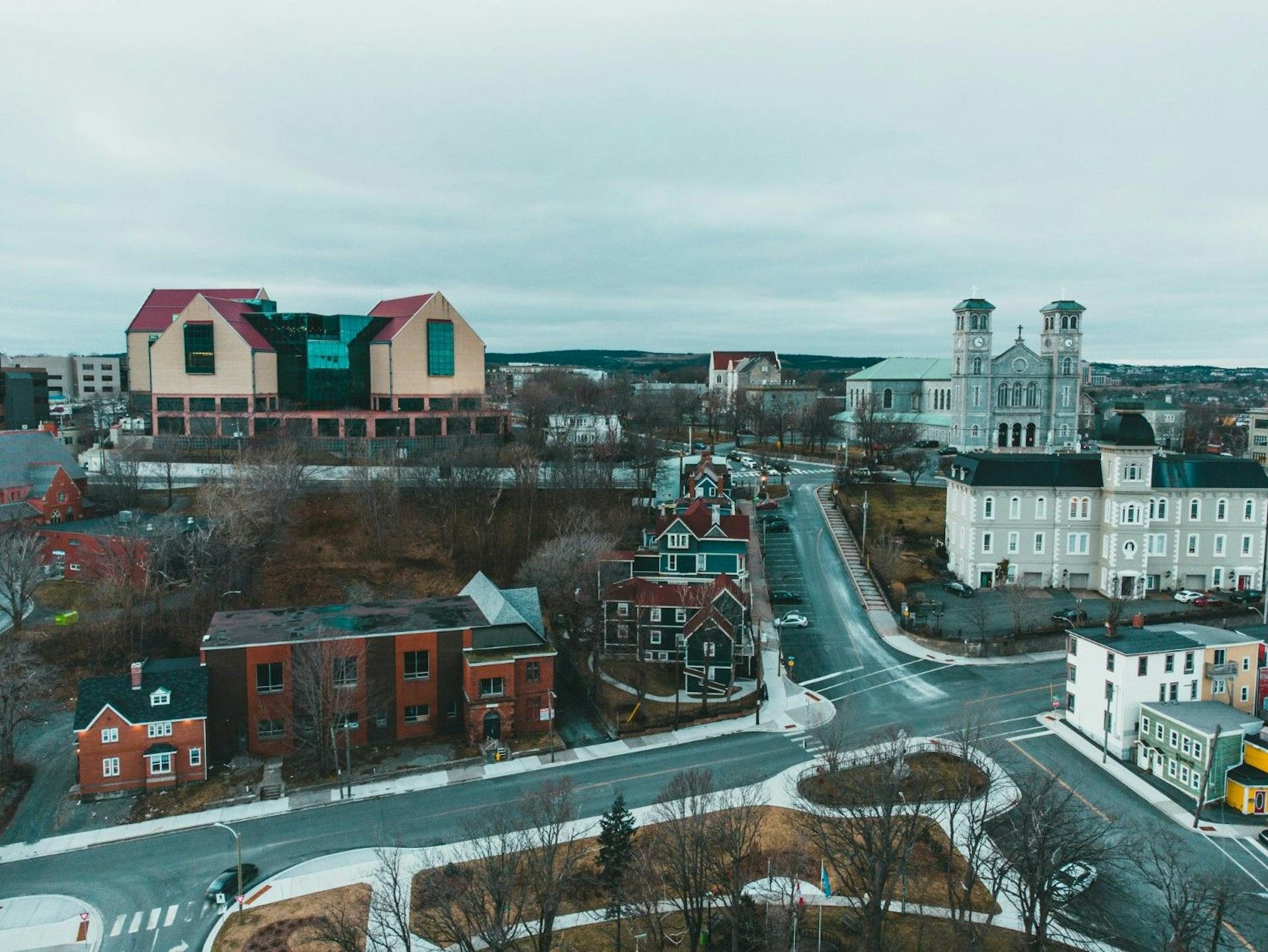 Augusta, Maine, USA, in autumn.