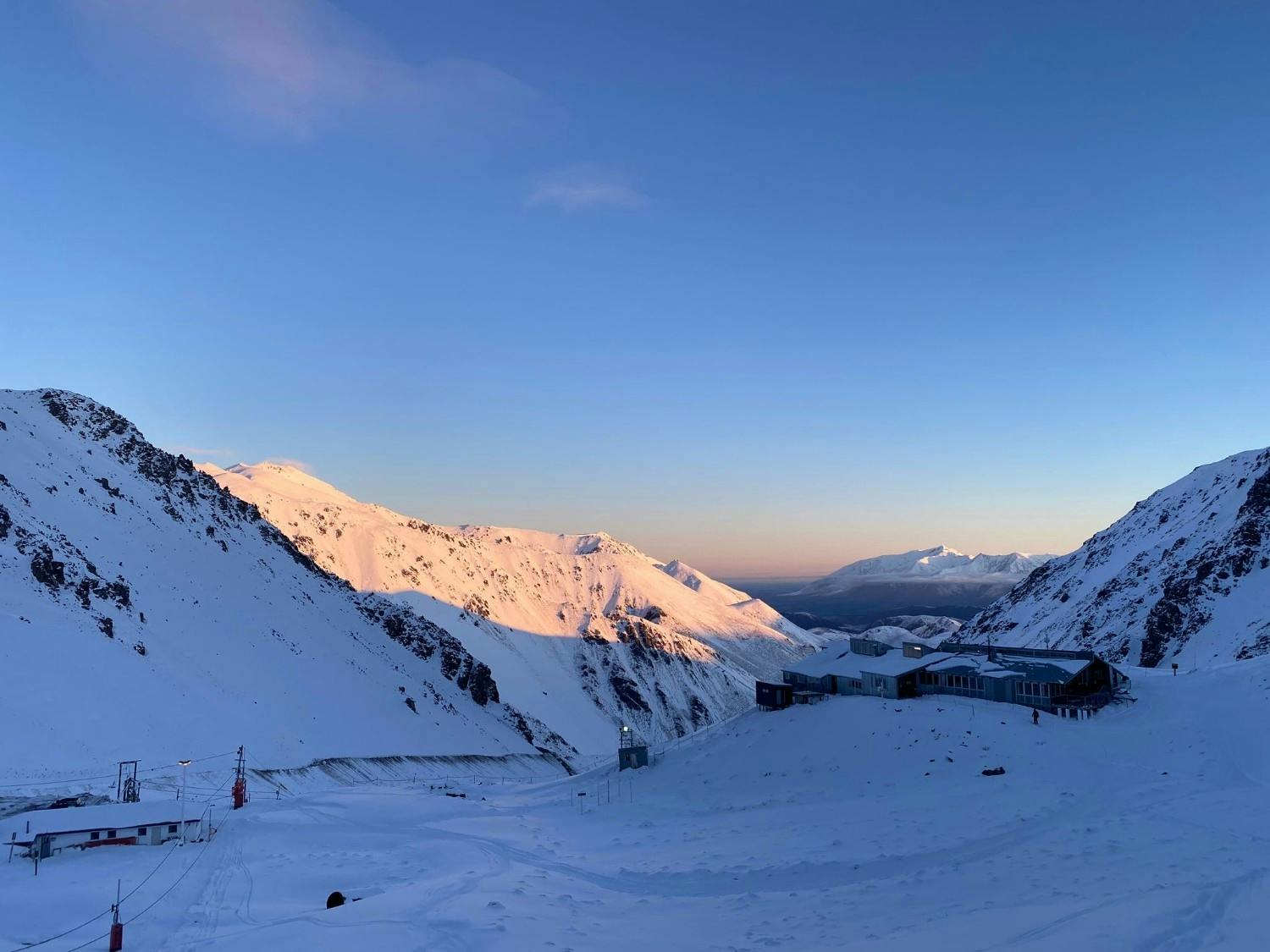 The slopes of Mount Olympus in New Zealand.