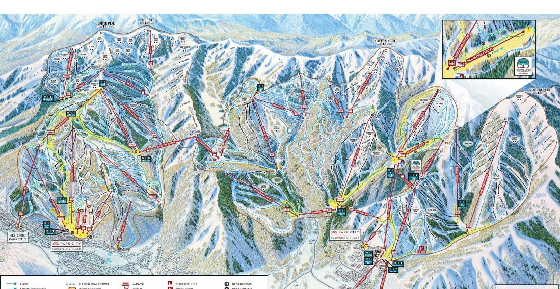 Park City Mountain Trail Map