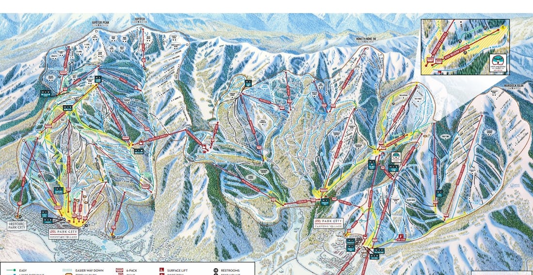 Park City Mountain Trail Map