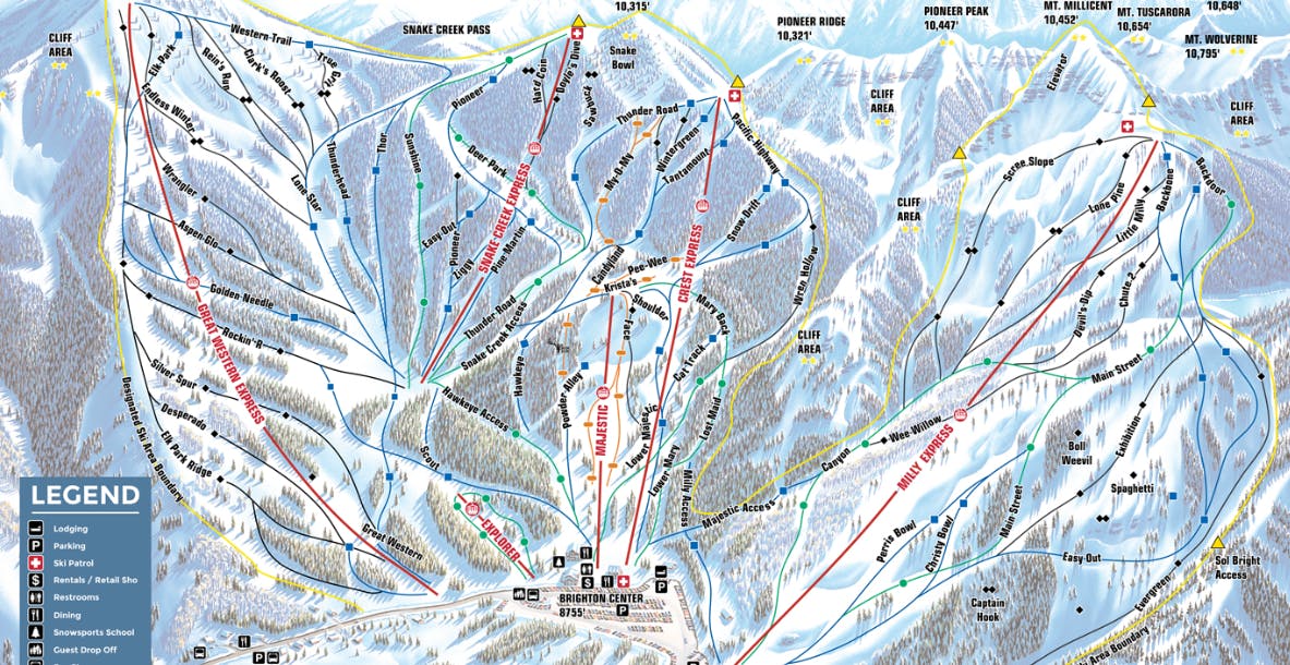 Solitude Mountain Resort trail map