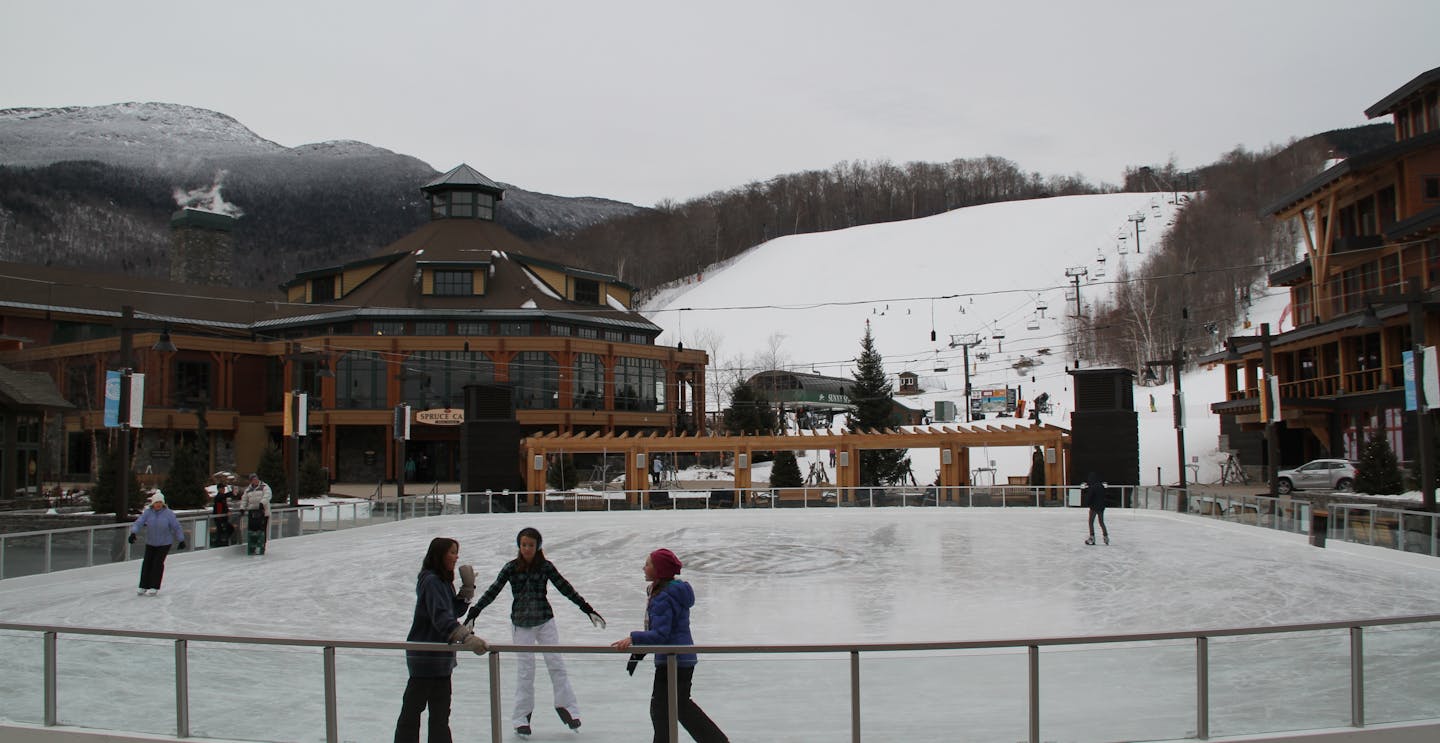 Stowe Mountain Resort ice skating