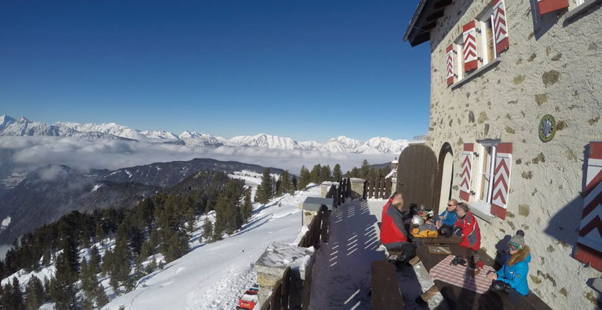 View of the Alps