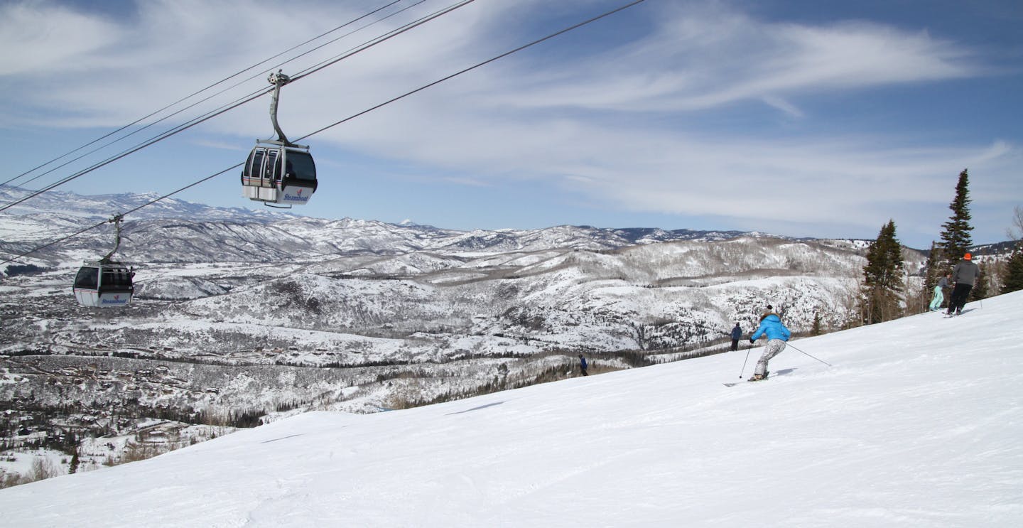 Skiing Steamboat 