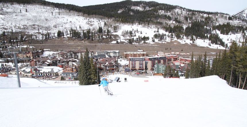 Back to town on Copper Mountain