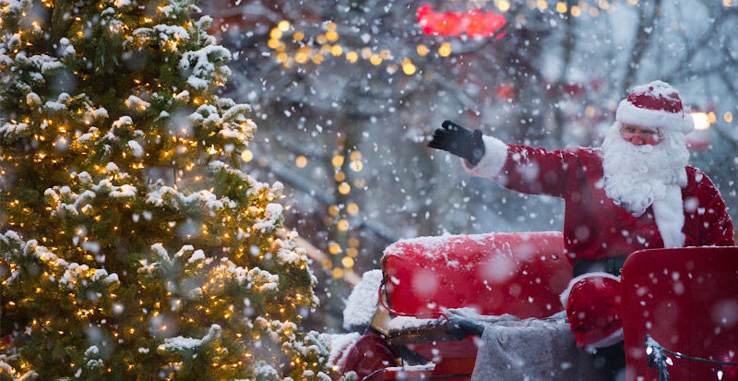 Santa visits Whistler Blackcomb